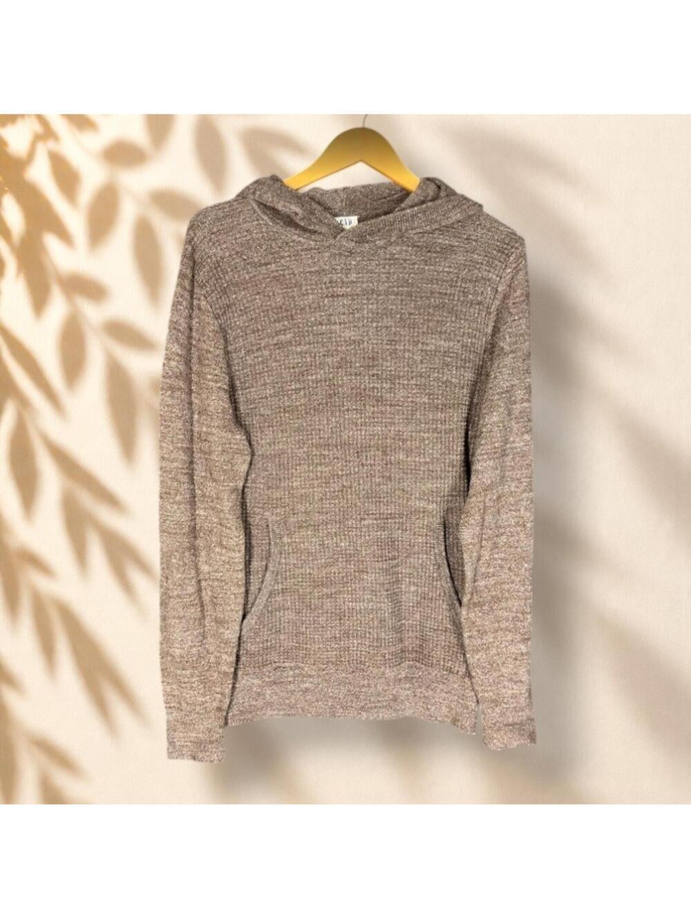 Gap Hoodie Women S Small Gray Hooded Long Sleeve Pockets Cotton Pullover Casual